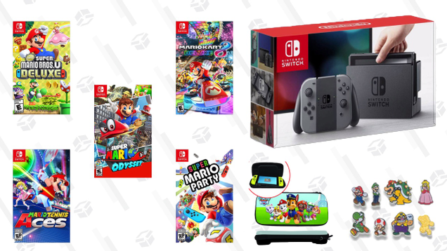 Nintendo Switch Bundle (Console, Game, Pins and Paw Patrol case) | $319 | Walmart